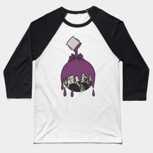 Real Paint (Purple) Baseball T-Shirt